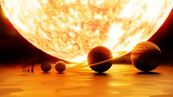 Solar System Size Scale